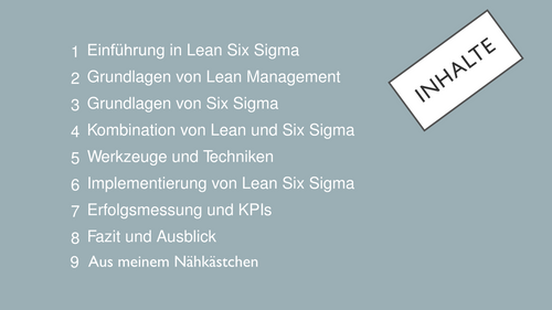 Weiterbildung in der Methode Lean Six Sigma - Digitale Expertise als Download